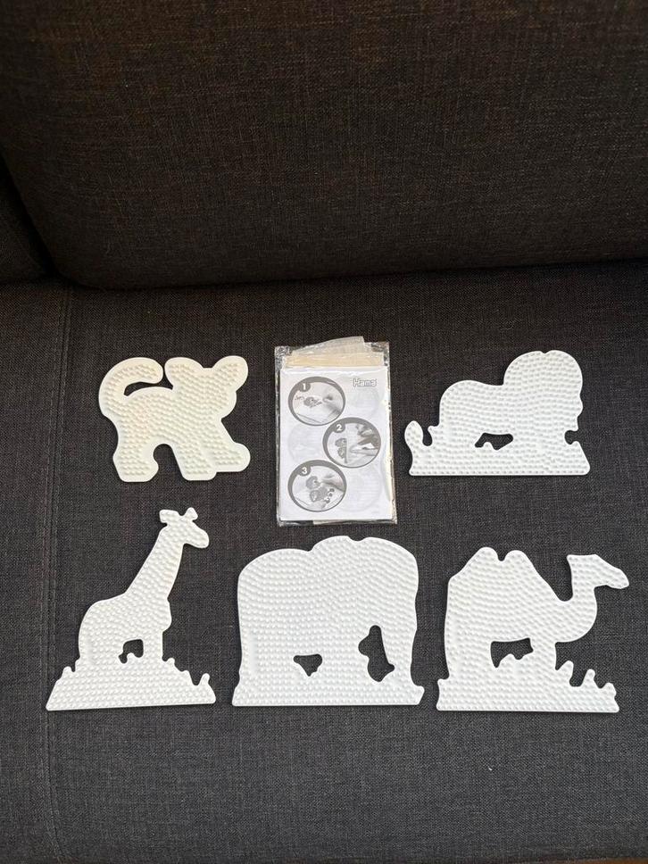 Strijkkralen Safari Grondplaten - 5 stuks, Kinderen en Baby's, Speelgoed | Educatief en Creatief, Knutselen, Ophalen of Verzenden