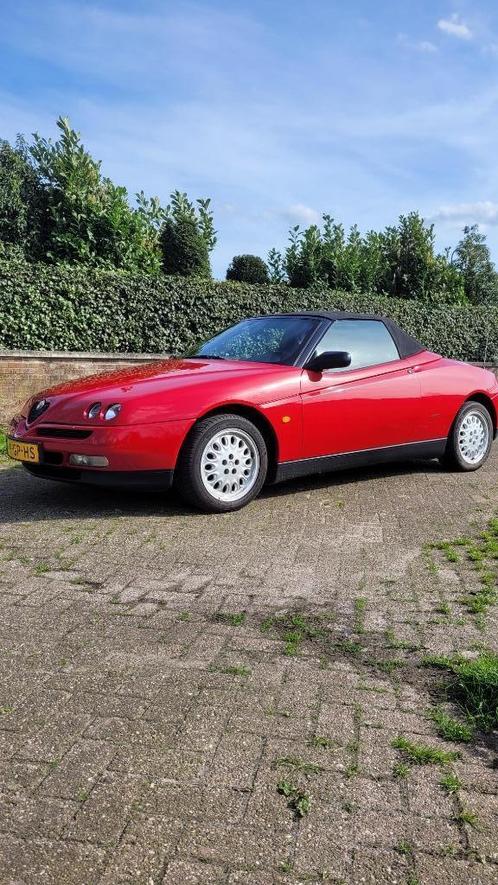Alfa Romeo Spider 2.0 16V  1995 Rood, Auto's, Alfa Romeo, Particulier, Spider, ABS, Airbags, Airconditioning, Alarm, Centrale vergrendeling