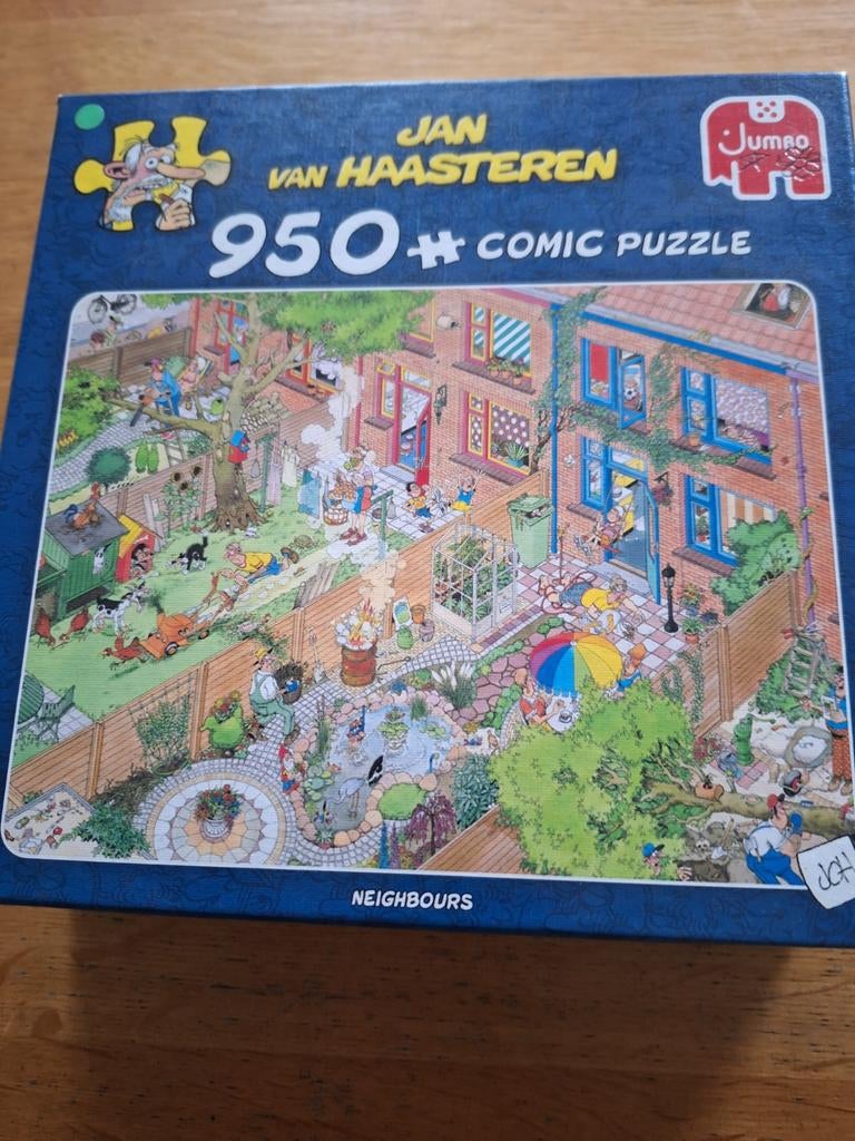 Jan van Haasteren puzzel 950 stukjes Neighbours, Ophalen of Verzenden, 500 t/m 1500 stukjes, Zo goed als nieuw