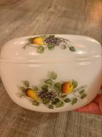 Vintage Arcopal fruits de France glazen schaal ovenschaal, Ophalen of Verzenden