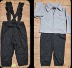 【★★★✩✩】️♂️♀️Salopette+Vest【NOPPIE║LOGG】mt.86〔antraciet/grijs, Ophalen of Verzenden, Jongetje of Meisje