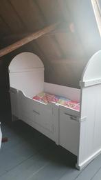 Juniorbed met deurtjes, 150x70, makkelijk uit elkaar, Ophalen, Gebruikt, 70 tot 85 cm, 140 tot 160 cm