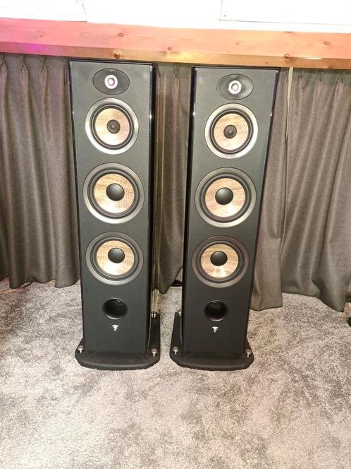 Focal Aria 948 Hoogglans zwart, Audio, Tv en Foto, Luidsprekers, Zo goed als nieuw, Front, Rear of Stereo speakers, 120 watt of meer
