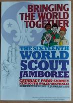 scouting Jamboree 1987-88 Australie wervings Folder/poster, Verzamelen, Scouting, Boek of Tijdschrift, Ophalen of Verzenden, Zo goed als nieuw