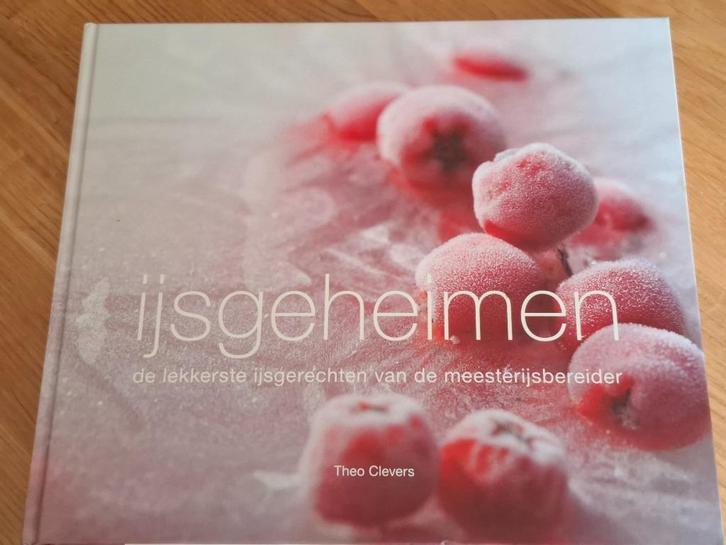 IJsgeheimen * Theo Clevers, Boeken, Kookboeken, Zo goed als nieuw, Taart, Gebak en Desserts, Overige typen, Nederland en België
