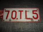 Nummerbord oud voor in de mancave, Verzenden