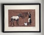 BANKSY : litho met certificat, Antiek en Kunst, Verzenden