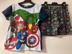 Avengers marvel Kledingset / shortama / pyjama Maat 98/104, Nacht- of Onderkleding, Gebruikt, Ophalen of Verzenden, Marvel