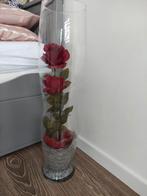 Te koop glazen vaas, Antiek en Kunst, Ophalen of Verzenden