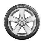 passen onder 5 x 112 Volkswagen Touran, golf, passaat, Auto-onderdelen, Banden en Velgen, 205 mm, 17 inch, Banden en Velgen, Gebruikt