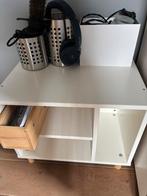 Nachtkastje of opberg kastje, Met plank(en), Ophalen of Verzenden, Zo goed als nieuw, Minder dan 150 cm