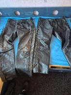 2 Leren Motorbroeken voor dame en heer. Xl en xxl, vallen gr, Ophalen of Verzenden, Tweedehands, Broek | leer