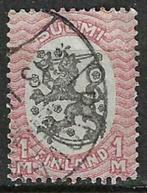 Finland 1918 - Yvert 89 - Leeuw in ovaal (ST), Verzenden, Finland, Gestempeld