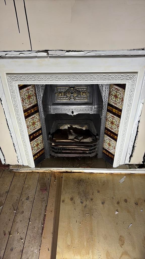 Open haard/ houtkachel, Ophalen, Zo goed als nieuw, Inbouwhaard, Houthaard