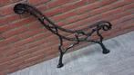 Gietijzeren tuinbank steunen, Ophalen of Verzenden, Metaal