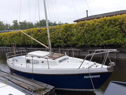 Zeilboot, Watersport en Boten, Kajuitzeilboten en Zeiljachten, Gebruikt, Polyester, 6 tot 9 meter, Benzine, Ophalen