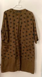 Gundrun Sjoden linnen tuniek., Kleding | Dames, Blouses en Tunieken, Bruin, Ophalen of Verzenden, Zo goed als nieuw, Maat 36 (S)