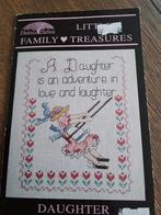 Borduurpatroon family treasures, Ophalen of Verzenden, Zo goed als nieuw, Handborduren, Patroon