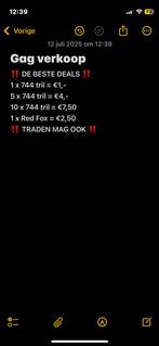 GAG PETS TE KOOP, Ophalen of Verzenden