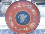 HINDELOOPER DIENBLAD beschilderd met Cowboy., Huis en Inrichting, Ophalen, Gebruikt, Rond, Kunststof