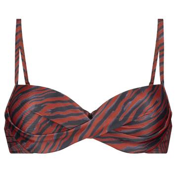 Hunkemoller tijgerprint voorgevormde bikini top Malibu 85C beschikbaar voor biedingen