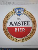 Amstel stickers (24cm ) voor vele doeleinden te gebruiken, Verzamelen, Biermerken, Nieuw, Ophalen of Verzenden, Amstel