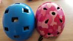 Fietshelm roze nutcase en blauwe van oxelo, Ophalen of Verzenden, Zo goed als nieuw, XS
