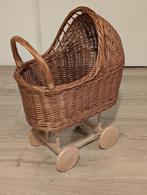 Rieten poppenwagen, Ophalen, Zo goed als nieuw, Babypop