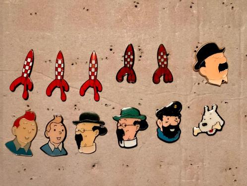 Kuifje Professor Zonnebloem Haddock strip stripfiguren pin, Verzamelen, Speldjes, Pins en Buttons, Zo goed als nieuw, Verzenden