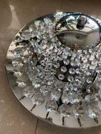 Plafondlamp prachtig licht diameter 40 cm, Ophalen, Zo goed als nieuw, Glas, Klassiek modern