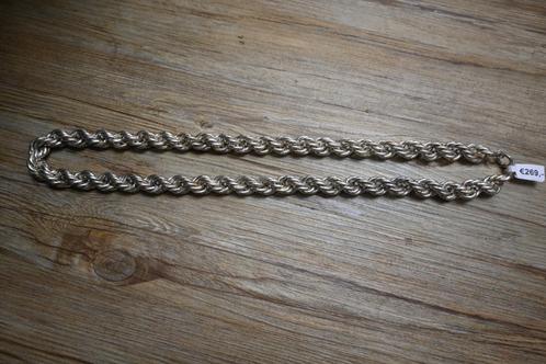 Zilveren Ketting | 925 sterling zilver, Sieraden, Tassen en Uiterlijk, Armbanden, Gebruikt, Zilver, Zilver, Ophalen of Verzenden