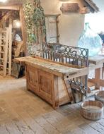 decoratieve werkbank met deurtjes, Antiek en Kunst, Curiosa en Brocante, Ophalen