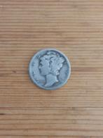 Usa dime 1937 zilver, Ophalen of Verzenden, Noord-Amerika, Zilver