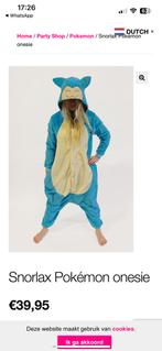 Snorlax onesie volwassene maat S-M, Ophalen of Verzenden, Nieuw