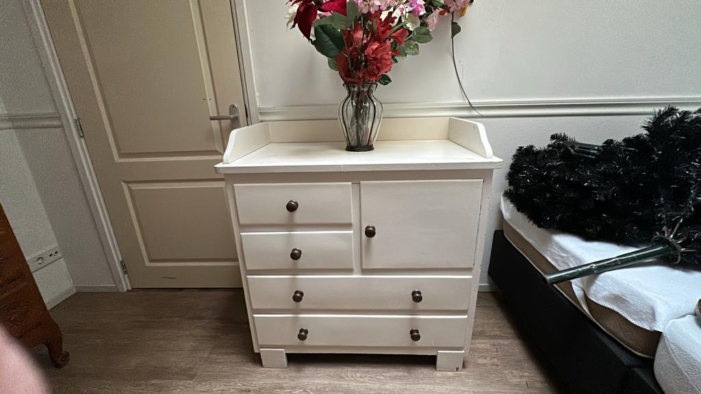 Oude babycommode - Super praktisch! 95hx86bx51d, Huis en Inrichting, Kasten | Dressoirs, Gebruikt, 50 tot 100 cm, 50 tot 75 cm