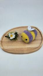 Gloednieuw gehaakte knuffel bij handmade geel paars, Verzenden, Nieuw, Overige typen