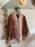 Afghaanse lammy coat M bohemian gevoerde winterjas, Maat 38/40 (M), -, Ophalen of Verzenden, Zo goed als nieuw