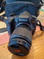 Sony Alpha a300 spiegelreflex camera met Minolta telelens, Gebruikt, Spiegelreflex, 10 Megapixel, Ophalen of Verzenden