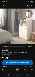 Hauga Ikea ladekast, Ophalen, 100 tot 150 cm, 50 tot 100 cm, Zo goed als nieuw