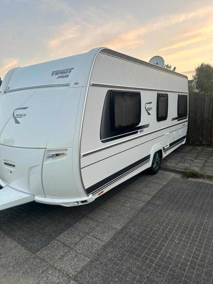 Fendt 465 TG 2018, Caravans en Kamperen, Caravans, Particulier, tot en met 4, Rondzit, Fendt, Douche, Ophalen
