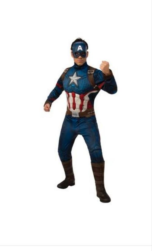 Captain America Mascotte Te Huur, Kleding | Heren, Carnavalskleding en Feestkleding, Zo goed als nieuw, Carnaval, Overige maten