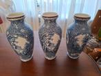 3 Villeroy & Boch Vazen - Prachtig!, Ophalen, Gebruikt, Blauw, Aardewerk of Porselein