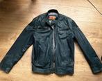 Leren jas, Milano, Ophalen of Verzenden, Gedragen, Maat 56/58 (XL), Blauw