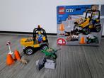 Lego city 60284 bouw voertuig wegwerk leeftijd 4+, Ophalen of Verzenden, Zo goed als nieuw, Complete set, Lego
