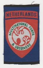 Embleem Kon Marechaussee Multinational Force & Observers,,, Verzamelen, Embleem of Badge, Nederland, Ophalen of Verzenden, Marechaussee