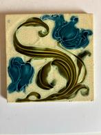 Antieke  Corn Bros Tegel - Art Nouveau, Ophalen of Verzenden