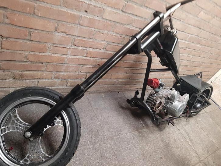 OCC costum spider midi chopper  (project), Fietsen en Brommers, Minibikes, Midibikes en Pitbikes, Gebruikt, Overige typen, Ophalen of Verzenden