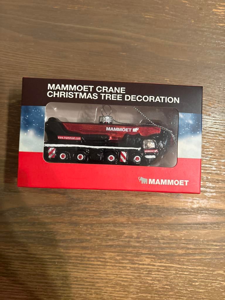 Mammoet Kraan Kerstboomversiering 1:87, Hobby en Vrije tijd, Modelauto's | 1:87, Ophalen of Verzenden, Nieuw, Bus of Vrachtwagen