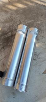 Rookgasafvoer pijp 100mm, Doe-het-zelf en Verbouw, Buizen en Afvoer, Afvoer, Aluminium, Ophalen of Verzenden, Minder dan 2 meter
