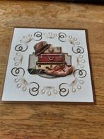 Borduur-Mannenkaart(1262), Hobby en Vrije tijd, Kaarten | Zelfgemaakt, Ophalen of Verzenden, Nieuw, Overige thema's